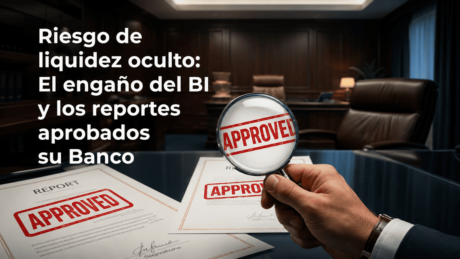 Riesgo de liquidez oculto: el engaño del BI y los reportes aprobados