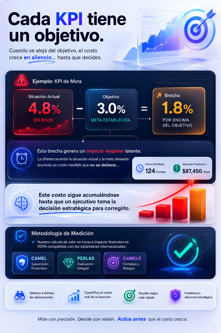Cada KPI tiene un objetivo - Sistema VEFS