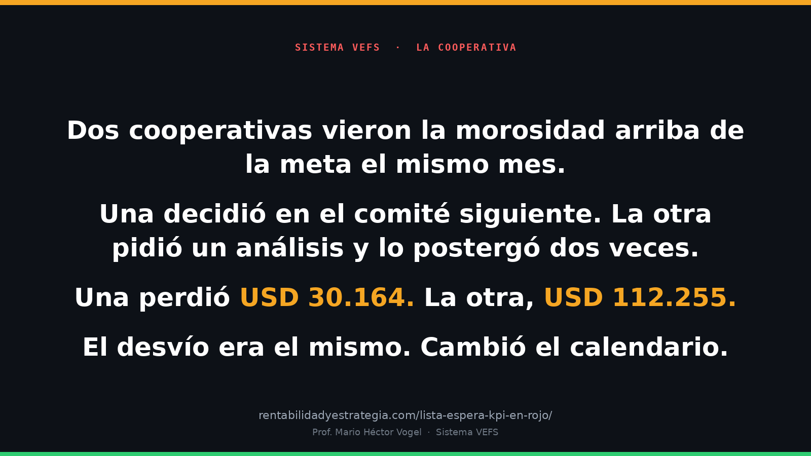 Dos cooperativas con el mismo indicador el mismo mes y dos montos distintos